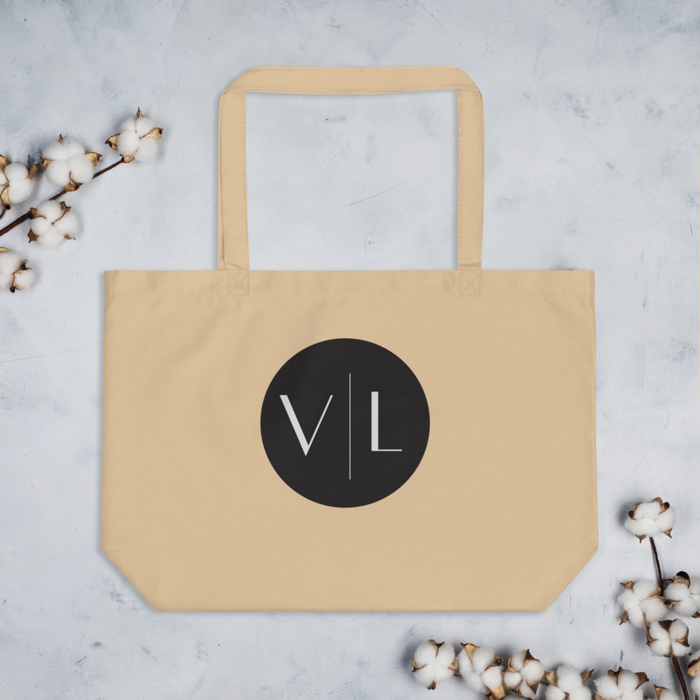 Large organic tote bag